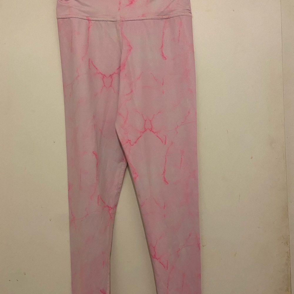 Forever 21 Kids Pink Tie-Dye Leggings